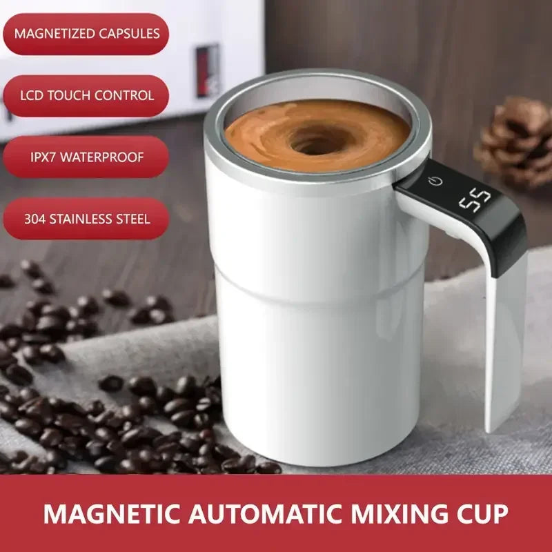 Mini caneca de café elétrica de 380ml com cabo usb recarregável